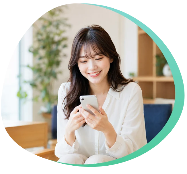 採用サイトのAIチャットで応募者対応するイメージ
